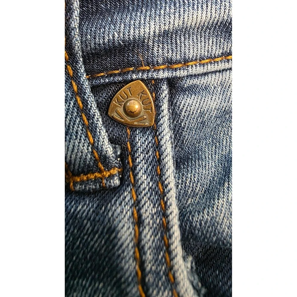 KUT from the Kloth Natalie High Rise Bootcut Petite Jeans Blue Denim 2P